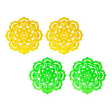 4lots Geuren Bacteriedodende Deodorizer Mannen-2 geel 2 groen