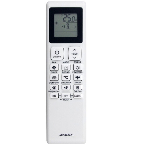 Replace ARC486A51 A/C Remote Control for  Air Conditioner ARC486A51 Remote Control
