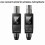 2X UHF Wireless Microphone Transmitter Receiver XLR Microphone Wireless System Suitable for 48V Capacitive Microphone 6