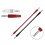 2X Multimeter Test Leads Kit Digital Electrical Test Probes Set with Alligator Clips Test Tweezer Wire-Piercing 6