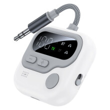 Adapter LED Display 5.4 Transmitter Receiver 3.5mm AUX TF Card HIFI Stereo Audio for TV PC Car