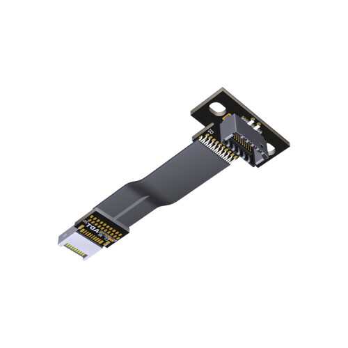 Type E de câble d'extension d'USB 3,2 Gen 2 pour-10cm
