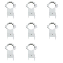 8X KU Band LNB Holder for Satellite Dishes 20mm Plastic Bracket, for Multiple Dish Sizes
