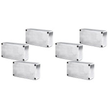 6 St 1590B Style Gitarreffektpedal Aluminium Stomp Box-Hölje för DIY-Gitarrpedalkit