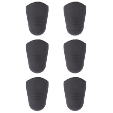 6X Rubber Clarinet Saxophone Mouthpiece Cap Protect Delicate Tip Black