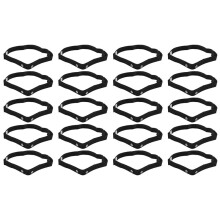 20X Chest Belt Strap for Polar Wahoo for Sports Wireless Heart Rate Monitor,Black