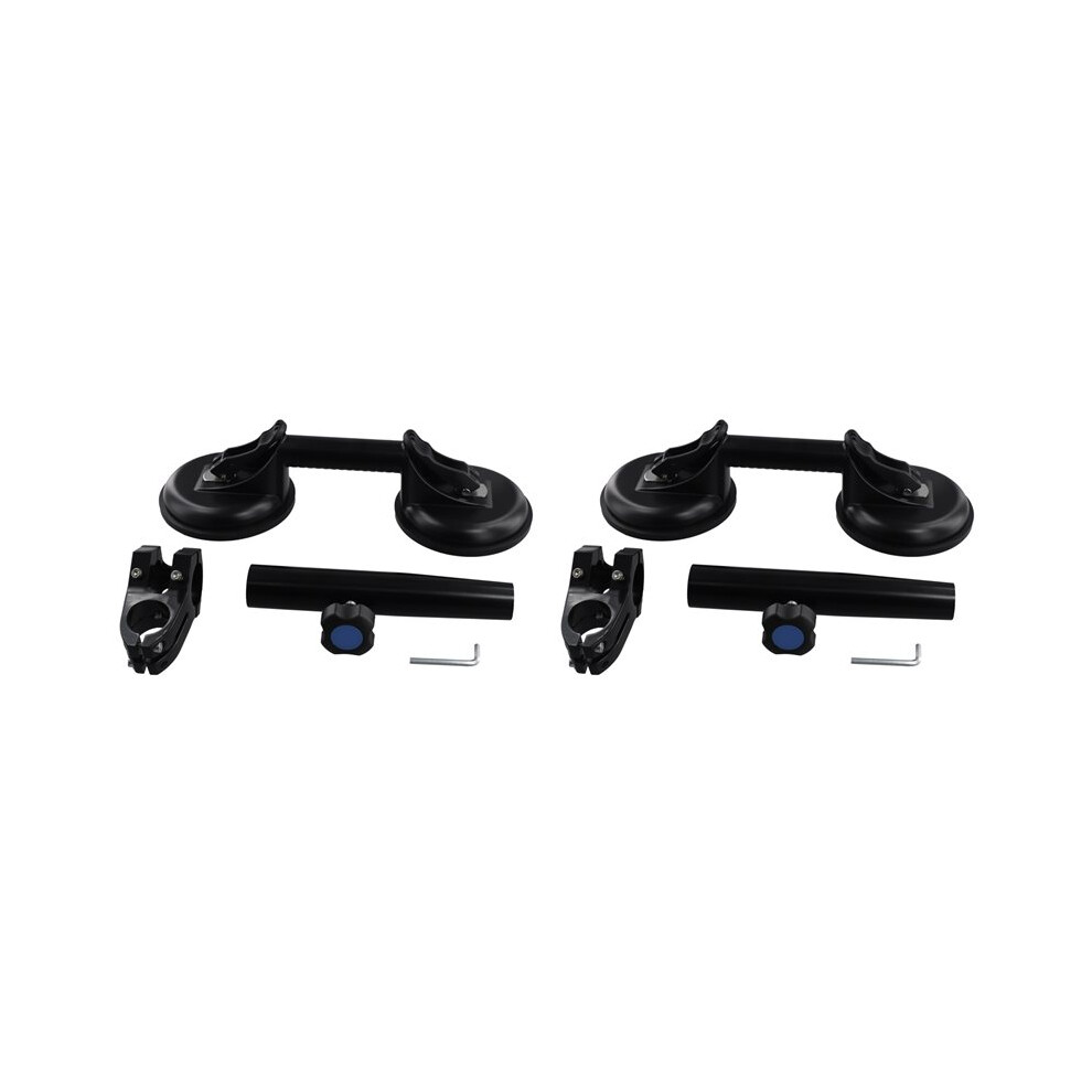 2X Flagpole Bracket Kit With Suction Cup, Suction Cup Flag Stand For Off-Road Suv, Truck, Rv, Yacht, Motorcycle Atv, Utv 6031254298503