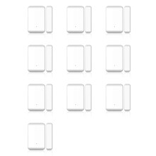 10X 2,4 GHz Trådlös TTLOCK Dörrsensor Dörrkontaktdetektering Fönster Öppna Stäng Status Fungerar med TTLOCK App Locks