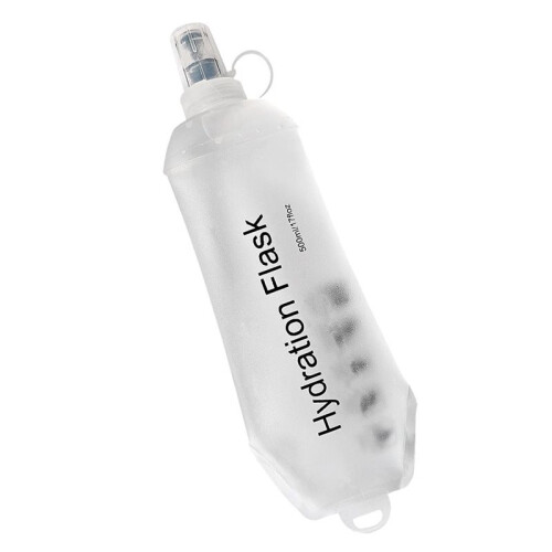 2X 500ml Soft Flask,TPU Foldable Soft Water Bottle for Hydration Pack, Folding Water Bottle B 1