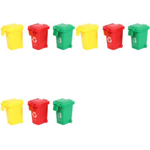 Toy Vehicles Garbage Truck'S Trash Cans, 9 Pack Toy Garbage Truck Replacement Parts, Simulated Trash Can