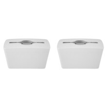 2X Paper Towel Dispenser Countertop,Hand Towel Dispenser Commercial Multifold Trifold Paper Towels Dispenser White