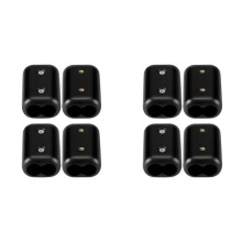 8Pc Double Rope Clamps Reusable Rope Clamp 1/2in Plastic Cord Connector Suitable for 9-10mm Double Nylon or Braided Cord