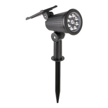 9 LED Solar SpotLights Outdoor Solar Landscape Lights IP65 Waterproof Brightness Adjustable for Garden Yard Color Light