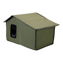 Pet Shelter Foldable Warm Cat House for Outdoor Cats Cat Bed Cats Dogs Shelter Cat Cave Keep Warm B