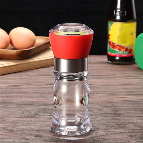 2X Adjustable Ceramic Rotor Pepper Grinder - Refillable Manual Spice Mill Shaker, Essential Kitchen Tools B 2