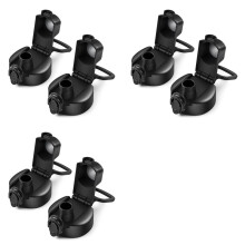 6Pcs Auto Spout Lid for Flask Wide Mouth 12, 16, 18, 20, 32, 40, 64Oz, Replacement Wide Mouth Lid with Button Lock