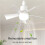 2X Socket Fan Light Small Ceiling Fan with Light and Remote, Screw in Ceiling Fan Light for E27 Base 8
