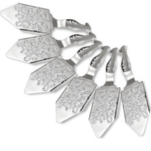 12PCS Stainless Steel Absinthe Spoons Vintage Cocktail Bar Glass Cup Drinking Filter Hollowed Out Absinthe Spoon