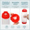 8Pcs Squeeze Bottles Refillable 20 Oz,Inverted Plastic Tip Large Valve Dispenser Condiment Squeeze Bottle 3