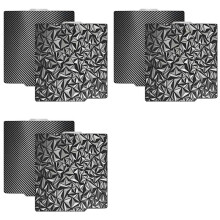 3X 3D-Printer PEO PET-Bouwplaat voor Bambu-Lab X1/X1C/X1E/P1P/P1S/A1 3D-Printer, PEO+Koolstofvezel PET-Oppervlak 257x257 mm