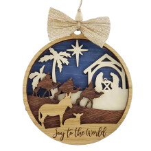 Decorazioni Natalizie In Legno Decorazioni per L'Albero di Natale Decorazioni Natalizie per Esterni Decorazioni Appese 3D B