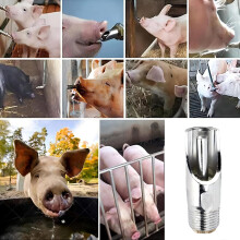 Verpakking van 10 stuks Corrosiebestendig metalen drinkmondstuk