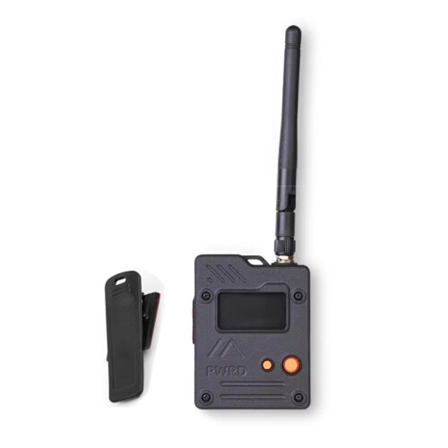 Rastreador Wio L1 Pro Lora para Meshtastic com Tela OLED de 1,3 Polegadas, Bateria, GPS NRF52840 L76K e Caixa Impressa em 3D com Clipe.