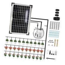 Équipement d'arrosage de jardin fiable à commande solaire