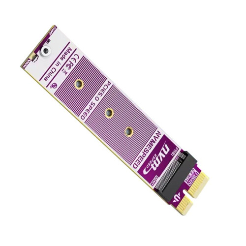 PCIe 5.0 X1 to M2 Adapter Card NVME SSD Expansion M-Key Interface M2 Support Solid-State Drive 8Gbps 1