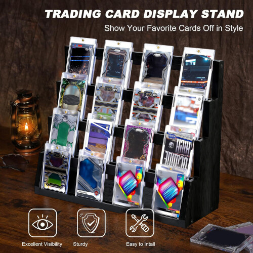 Stockage de cartes de bureau durable adapté à l'affichage de 2