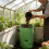 Large dense Composting Bin Constructed Of Durable Felt Fabric-L 8