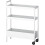 NISSAFORS White Storage Trolley 50.5x19x67cm 1