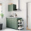 NISSAFORS White Storage Trolley 50.5x19x67cm 2
