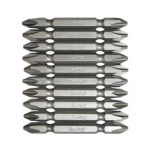 10PCS Double Ended Ontwerp Schroevendraaier Bits 65mm Lengte
