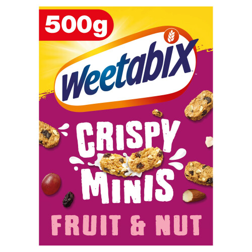 Weetabix Weetabix Crispy Minis Fruit and Nut Breakfast Cereal 500g