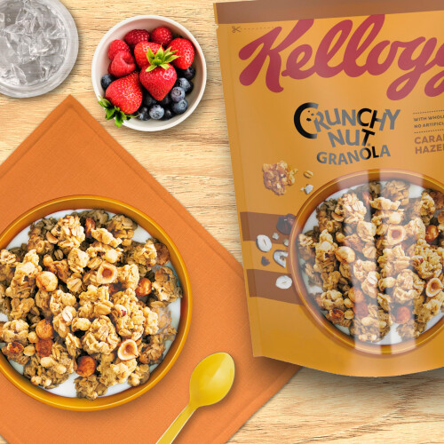 Kellogg's Crunchy Nut Granola Caramalised Nuts 380g 2