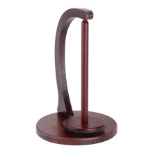 1 Set Rotatable Wooden Spool Holder with High-Performance Magnet - Hand-Woven Wool Thread Organizer - Crochet