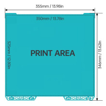 2X BIQU Panda Build Plate CryoGrip Pro Glacier Sheet Spring Steel 3D Printer Parts for  H2D 3D Printer