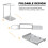 Easy To Transport collapsing Coffee Machine Base Premium-Gold 5