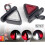 Double Faced Truck LED Side  Light Triangle Brake Tail Light for Trailer Lorry Pickup RV 4