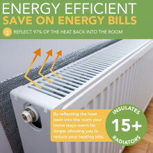 Foil Radiator Heat Reflective 60cm x 50m