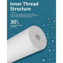 10 Zoll X 4,5 Zoll Sedimentwasserfilter für das Ganze Haus, 10-Zoll-Ersatzkartuschen für Große Wasserfilter, Filtrationsgenauigkeit: 1 Μm