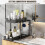 Multifunctional Storage Rack 2 Tiers Slide Out Shelf For Kitchen 8