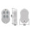 TX4 Garage Remote Control Compatible TX2 , TX SMALL , TX2 COLOR 433.92MHz Rolling Code Gate Door Opener 7