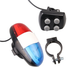 Fahrradhupe - Mehr Sicherheit Durch LED-Leuchten und Verschiedene Sirenentöne für Alle Fahrräder