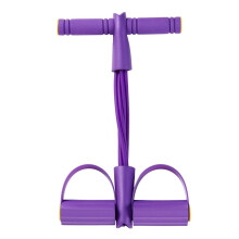 Multifunktionaler Bauchmuskeltrainer & 6-Rohr-Widerstandsband, Sit--Gerät & Bodybuilding-Expander für Yoga