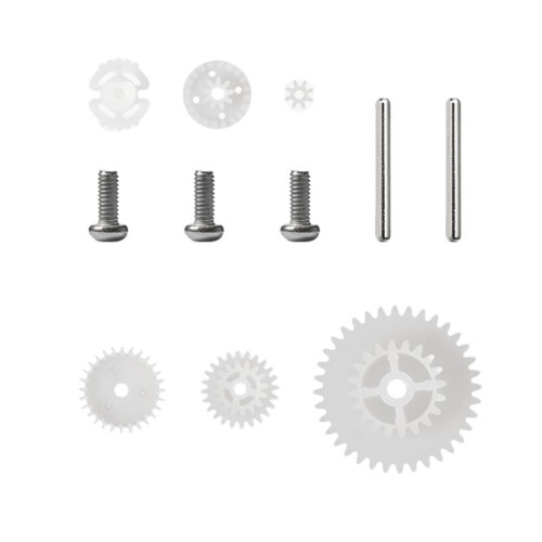 For  CyberBrick 1:48 Single-Axis Plastic Reduction Gear Kit for 3D Printed Models Plastic Reduction Gear Kit 2