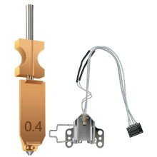 Voor Flashforge AD5X Geüpgrade 0,4 mm Hotend Nozzle en Verwarmingsmodule Kit met Basisclip, Verwarmingselement en Thermistor