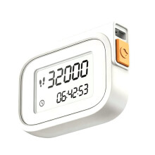 3D Pedometer for Walking, Accurate Digital Step Counter with Removable Lanyard, Fitness Tracker for Daily Activity Step