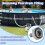 P6H1419 Adaptador de Conector de Dreno de Mangueira de 1,25 Polegadas para Piscina acima Do Solo - Pacote com 2 Unidades 5